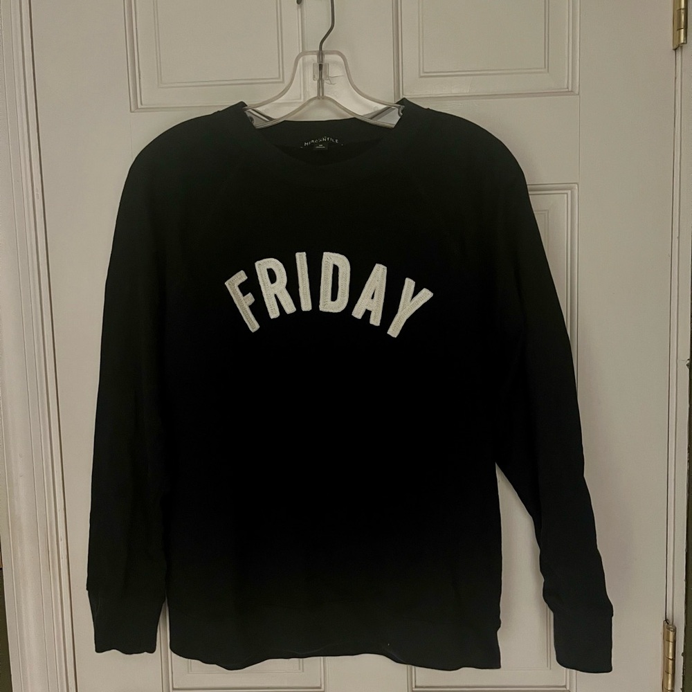 JCrew graphic crew sweatshirt